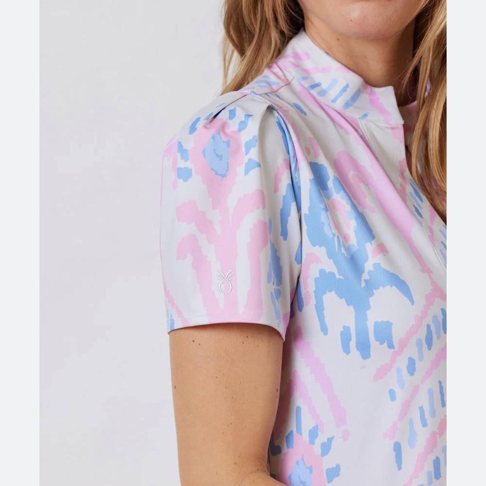 NWOT Dudley Stephens Parker Puff Sleeve Dress in Luxe Stretch - Picture 3 of 10